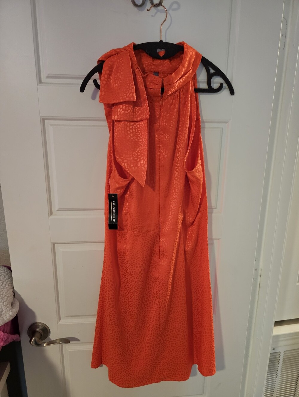 Nwt Glamour Orange Dress Size 12 - Picture 6 of 8